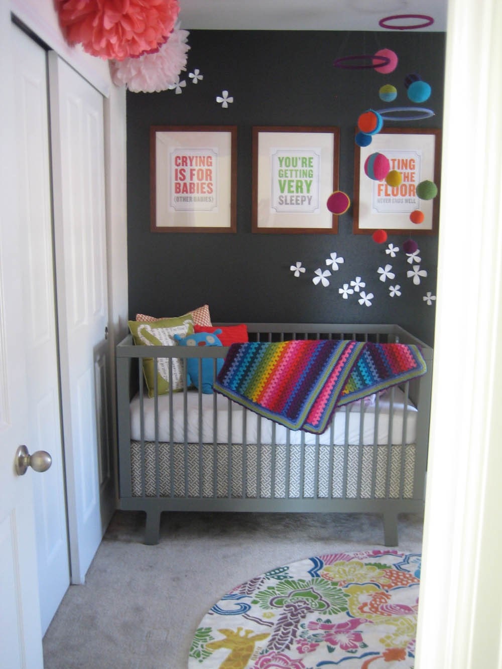 Maeve's Granny Stripe Blanket (26x28)