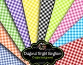 Gingham Paper Gingham Digital Paper Printable Party Paper Invitation Paper Background Paper Instant Download Il_170x135