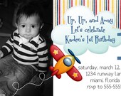Airplane Photo Birthday Invitation - Any Age Il_170x135