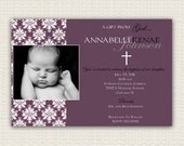 Baptism Invitation/Birth Announcement - Girl Il_170x135