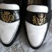 vintage italian black and white VAN ELi shoes (size 7&1/2 N) FREE SHIPPING
