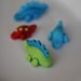 Dinosaur Fondant Toppers for Cupcakes, Cookies, Brownies or other Treats