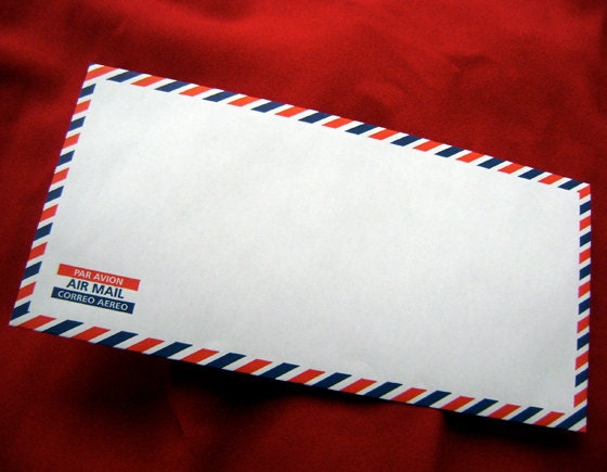 20 Airmail Vintage Envelopes / French Mail Par Avion/ Correo Aereo