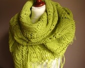 Lime JuiCE   -  lace shawl - GreyHeartOfStone