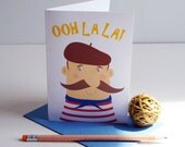 Ooh La La... thank you greetings  card