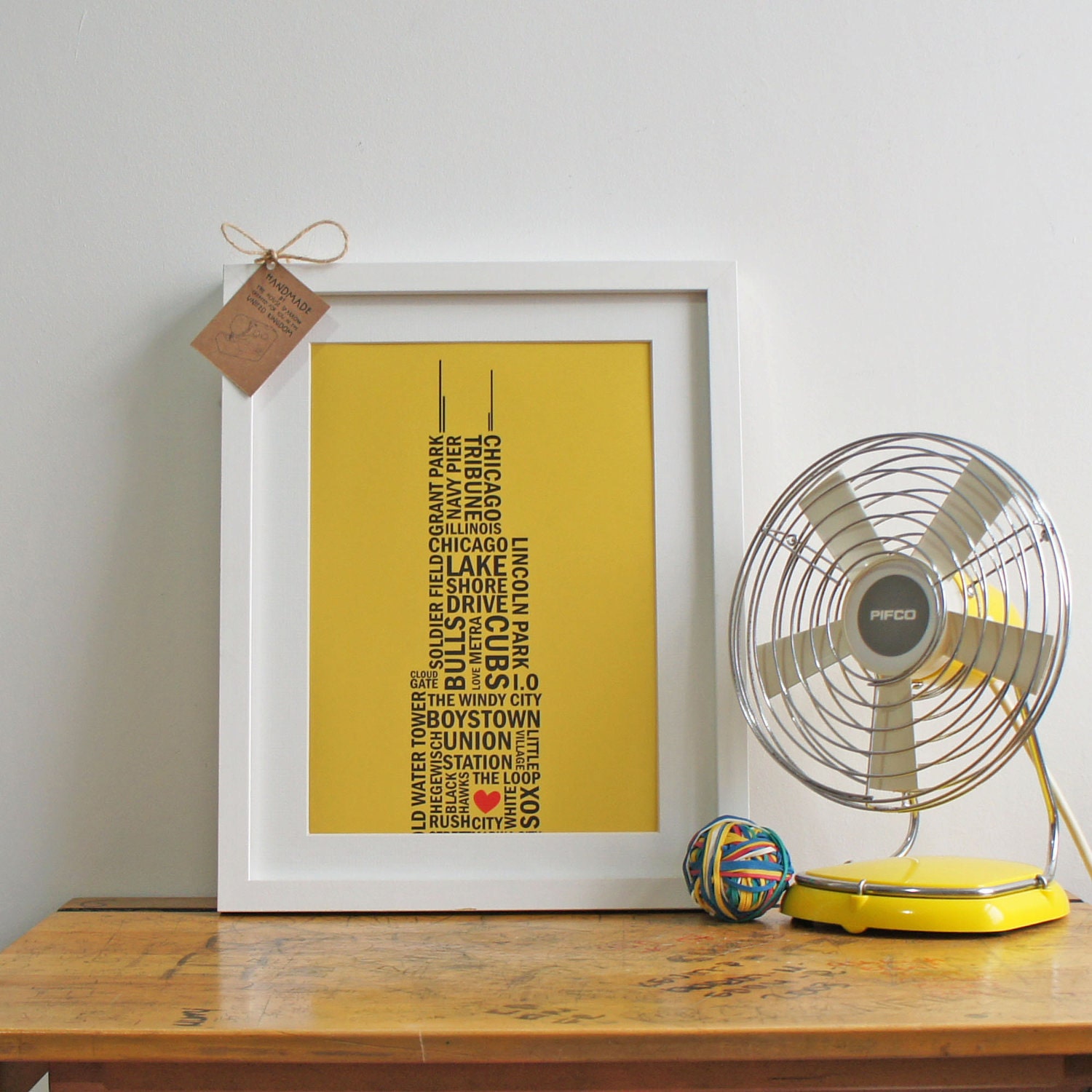 Windy City Love story  Original A4 print