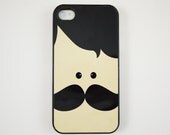 Mr. Mustache iPhone 5 Case, iPhone 4 case, iPhone 4s Cover , Hard Plastic iphone 5 Cover, cases
