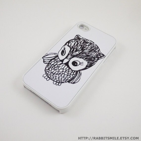 Little Owl iPhone 5 Case, iPhone 4 case, iPhone 4s Cover , Hard Plastic iphone 5 Cover, cases