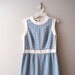 V i n t a g e Maxi Baby blue DRESS 1970s