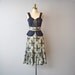 reserved...Vintage 1970s prairie dress size small sweatheart neckline