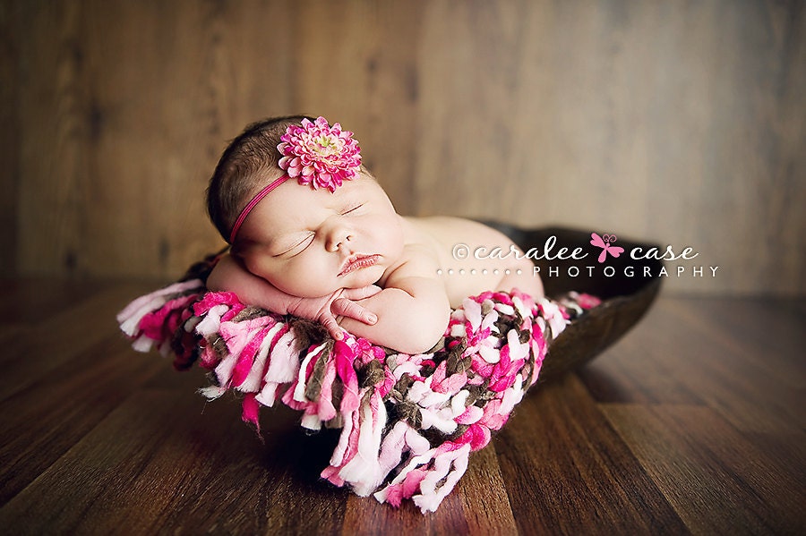 Baby Flower Headband..Newborn Headband..Baby Girl Headband.Pink/Purple Flower Headband.Baby Headbands..Newborn Baby..Photography Prop
