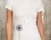 Dandelion in the Wind - Screen Printed Women's Shirt
