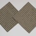 Mens Handkerchief stripes, set of 2, blue stripe and tan, light brown, cotton, handmade hankies, Pocket squares