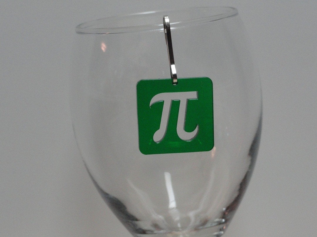 Pi Symbol Zipper Pull Charm