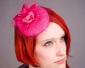 Pink Flower (Orchid) Fascinator-Large