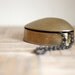 Vintage Brass Clam Shell Box