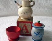 Vintage Handpainted Wooden Miniatures