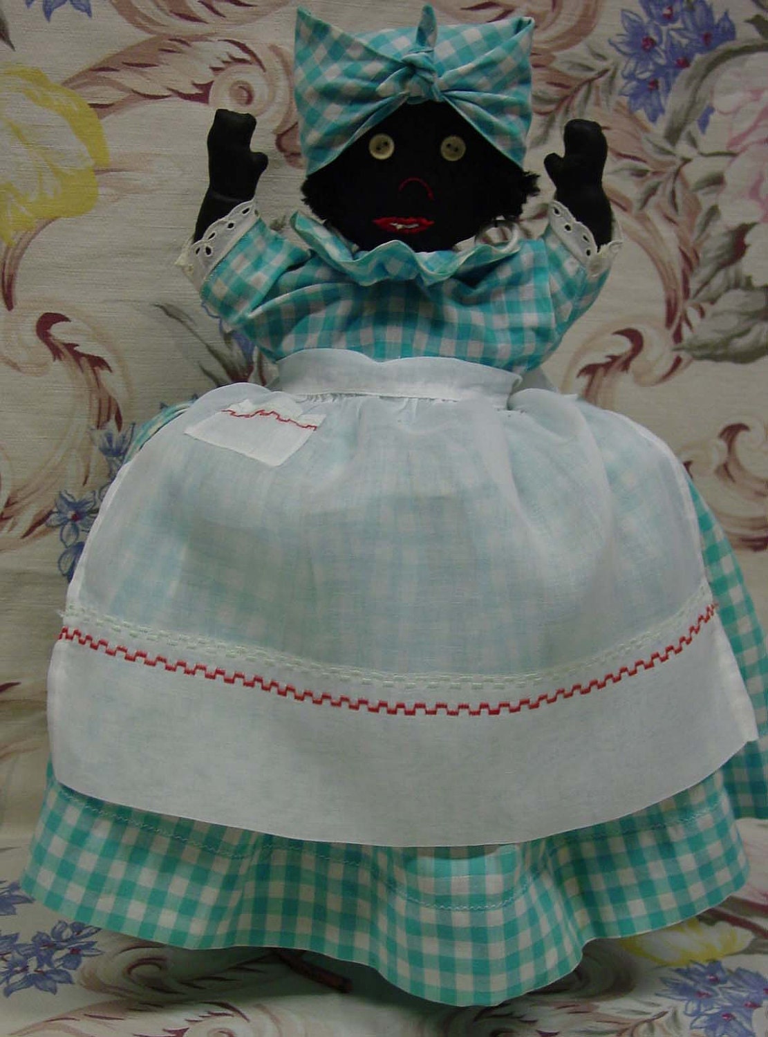 Vintage Mammy Toaster Cover Black Americana by auntnonniesnest