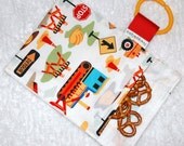Traveling snack bag construction trucks  reuasble sandwich bag  EcoFriendly too