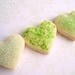 Spring Celebrations Classic Shortbread Cookies - 3 Dozen MINI Hearts - You Choose Sanding Sugar Colors