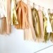 Vintage Inspired Gold Rush 27 Sparkle & Shine Tissue Tassel Garland