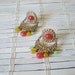 Vintage Bollywood Style Chandelier Earring Clip On Belly Dancer