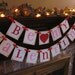 Valentine Banner  Be My Valentine Party Decoration Red and Pink Sign Great Photo Prop Handmade Valentine