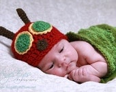 Newborn Very Hungry Caterpillar Hat - Photography Prop