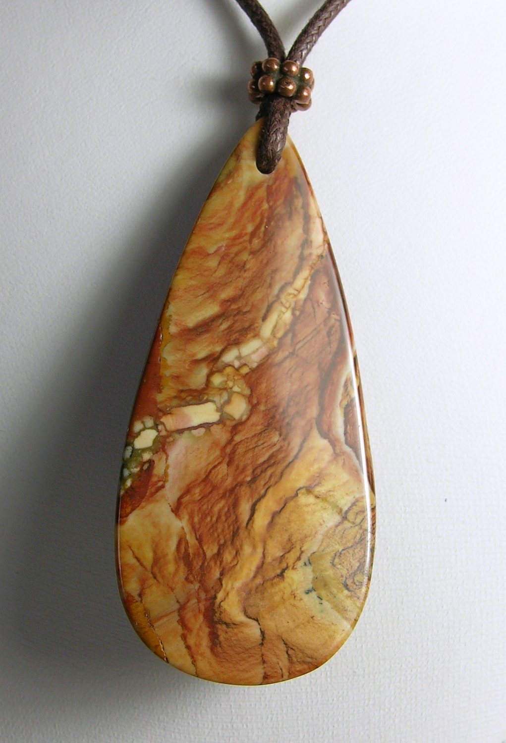 BIG   Rocky Butte Jasper Pendant