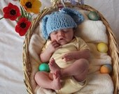 I'm A Little Bunny Floppy Eared Hat Knitting Pattern - PDF Sale - Instant Digital Download