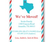 Vintage Air Mail inspired moving announcement Il_170x135