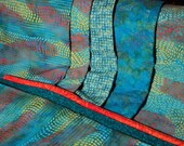 Cockatoo Caribbean Blue Turquoise Twin FULL Queen Quilt Made to Order Just For You
