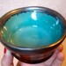 Turquoise Thrown Bowl