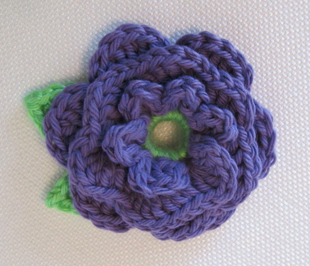 Lavender Rose with Lime Green Leaves