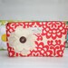 Cherry Wallflower Cosmetic Bag