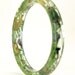 Garden Party-Flower Bracelet- Unique Handmade Jewelry- Real Dried Flowers and Grasses Bracelet- Green Bangle
