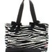 Personalized Diaper Bag Quilted Tote Set Zebra
