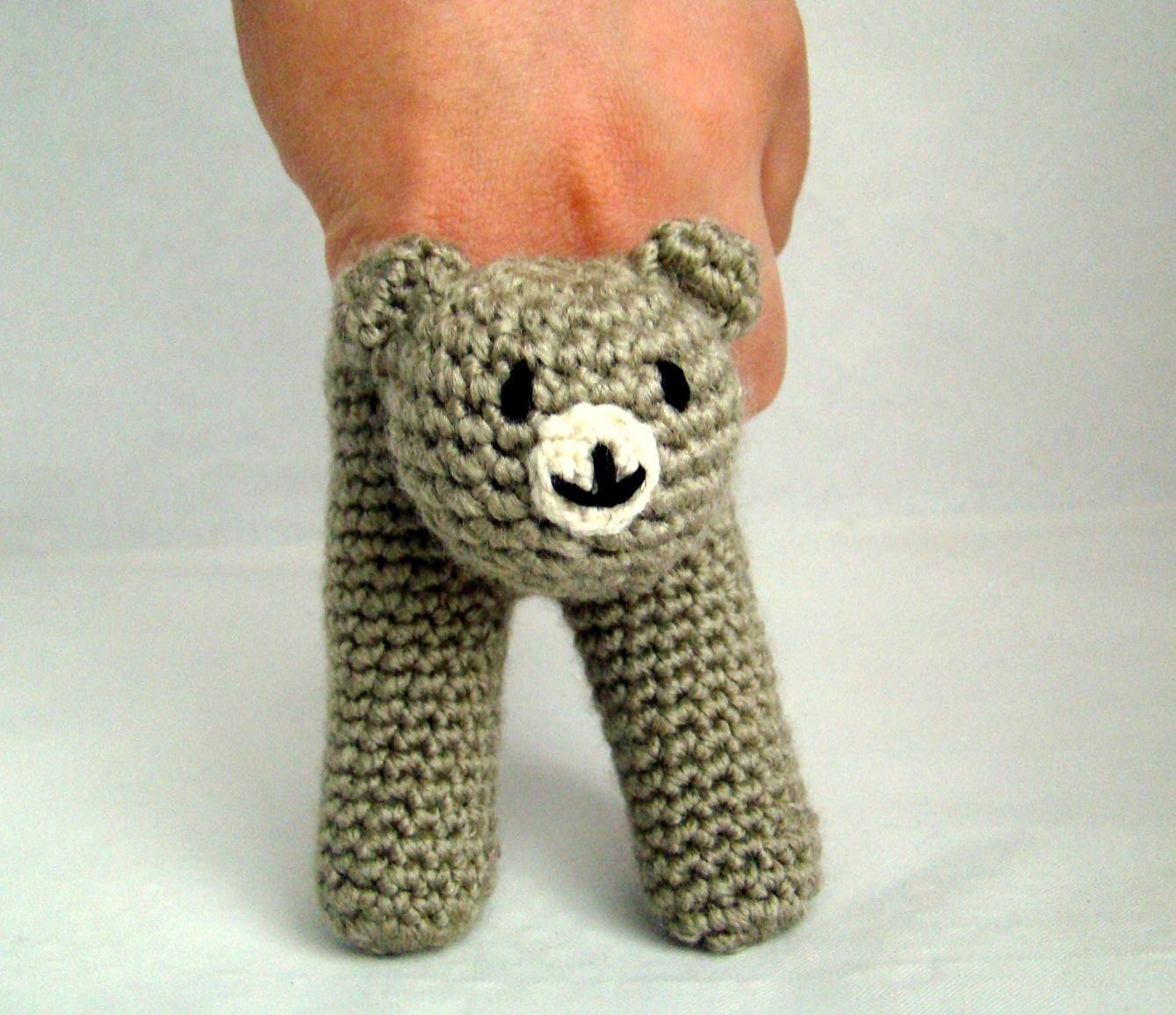 Two Finger Bear Puppet