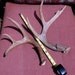 Natural Shed Buck Deer Horns Large and Nice Color