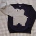 NEW Elephant Trunk sleeve sweatshirt sweater jumper KiDS XS,S,M,L,XL Navy