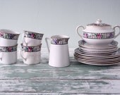 British Anchor pottery tea set