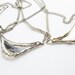 3 Vintage Artsy Findings with necklace chain and closure HC134