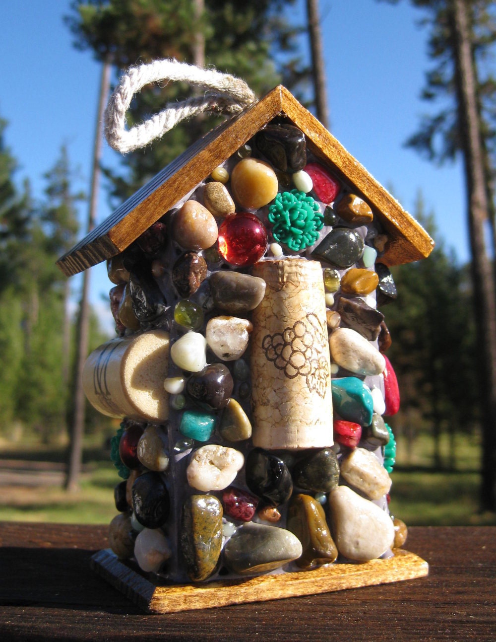 Wine Cork Birdhouse