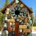 Birdhouse Large Mosaic Stone and Wine Cork