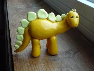 Small Dinosaur Stegosaurus figurine