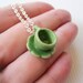 Teacup Necklace - Green
