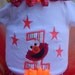 Birthday Tutu Outfit / Set - Elmo Embroidered Birthday Shirt and matching tutu with headband