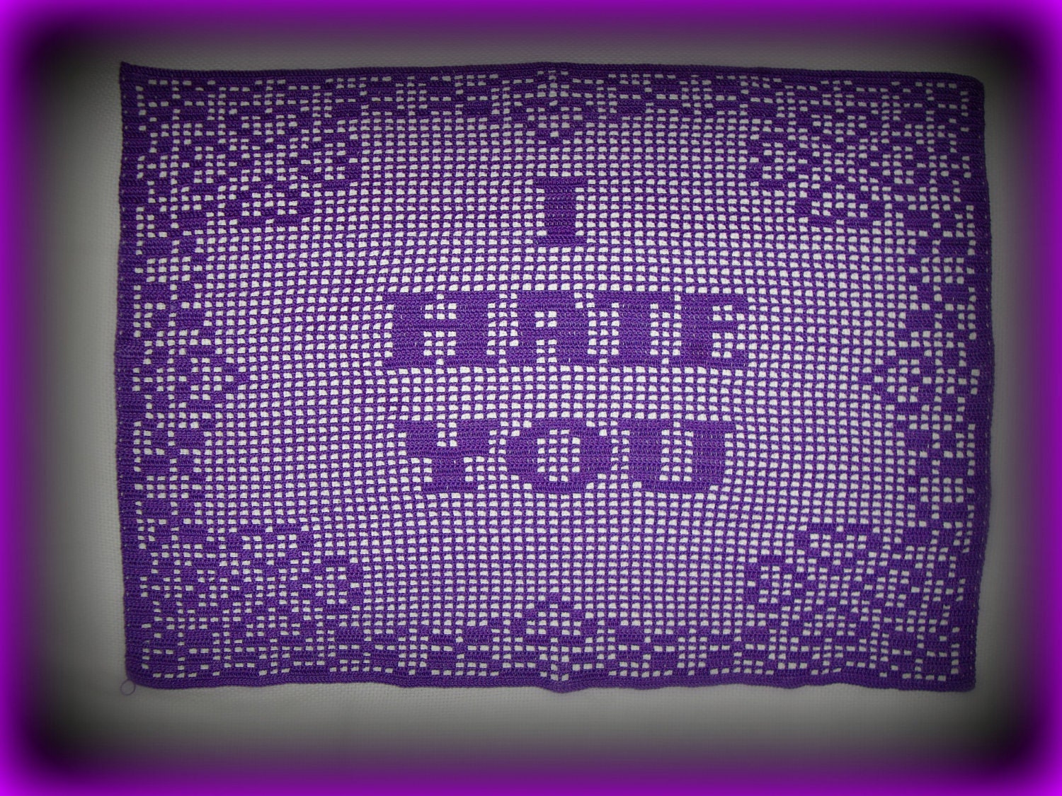 I Hate You Doily PDF Pattern