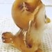 Vintage Ceramic Baby Owl Figurine - Sweet Face
