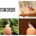 Custom Order of Shirou Y - Micro Pink Snail 6mm - Micro Yellow Snail 6mm - Flowery Turtle No 7 Vol 2